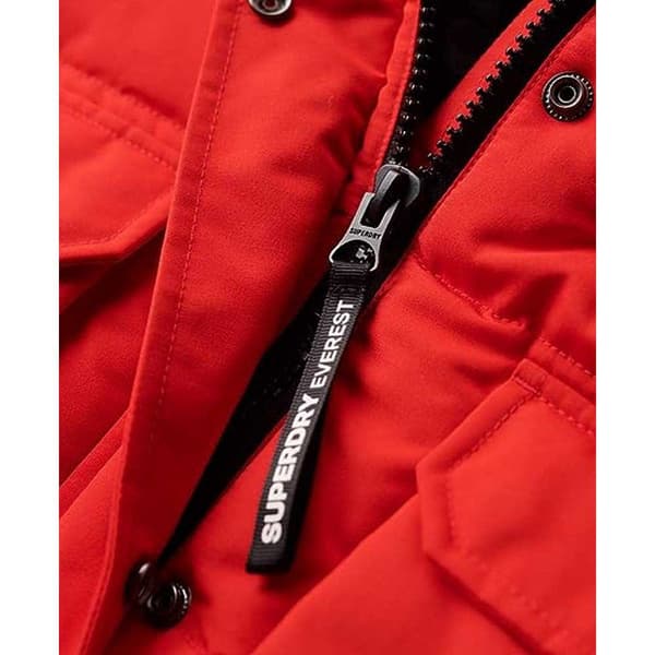 Superdry Pufferjacka Everest Bomber Röd XS Kvinna