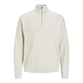 Miniatyrbillede 3 af 7: Jack & Jones Sweater Med Halv Lynlås Spring Perfect Beige L Mand