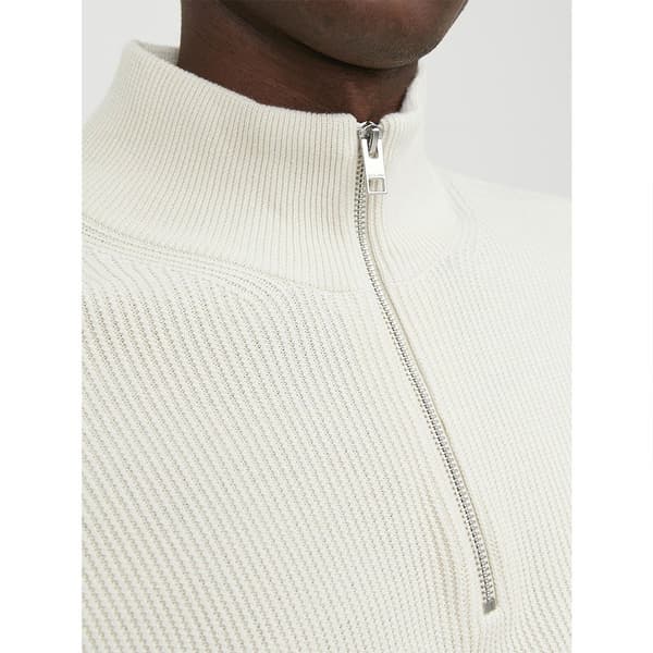 Jack & Jones Sweater Med Halv Lynlås Spring Perfect Beige L Mand