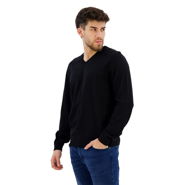 Boss V-hals Sweater Melba-p Sort XL Mand