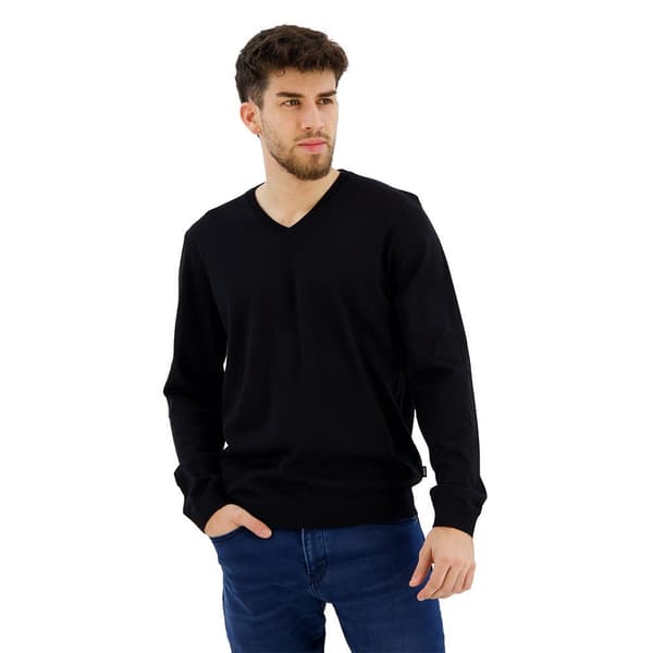 Boss V-hals Sweater Melba-p Sort XL Mand