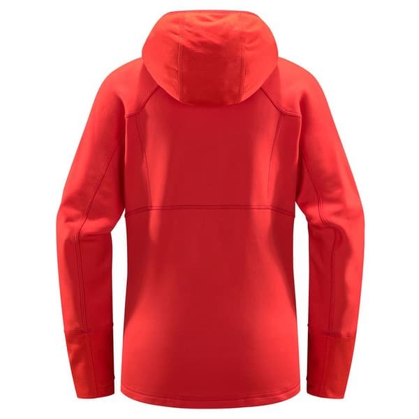 Haglofs Full Dragkedja Fleece Betula Röd XS Kvinna