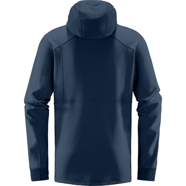 Haglofs Full Dragkedja Fleece Betula Blå L Man