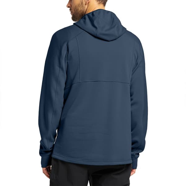 Haglofs Full Dragkedja Fleece Betula Blå L Man