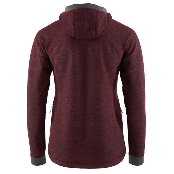 KlÄttermusen Täysin Vetoketjullinen Fleece Hödur Hooded Zip Punainen M Nainen