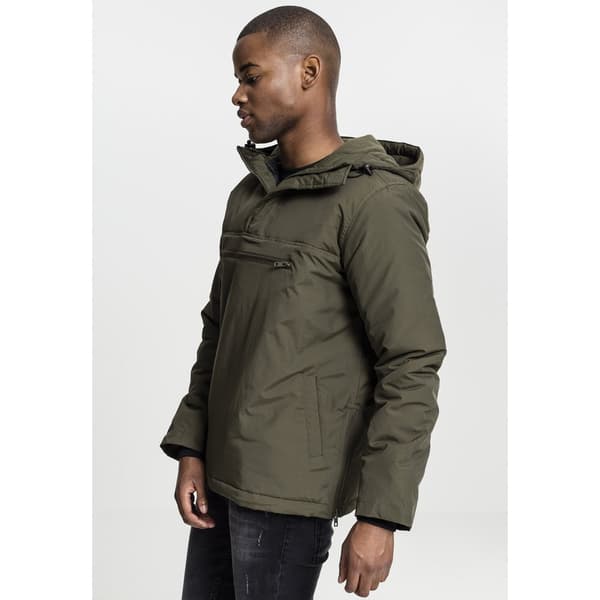 Urban Classics Sweater Over Parka Ded Grøn M Mand