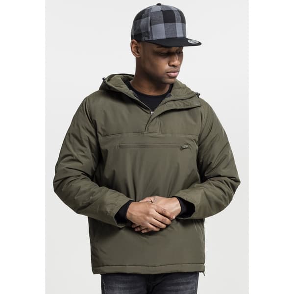 Urban Classics Sweater Over Parka Ded Grøn M Mand