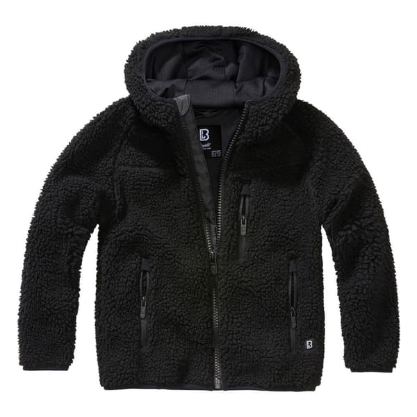 Brandit Jacka Teddy Svart 158-164 cm Pojke