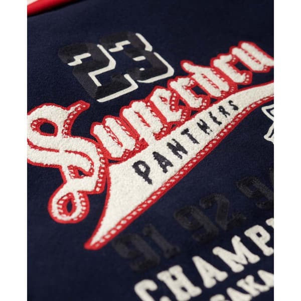 Superdry Bomberjacka College Varsity Patched Beige S Man