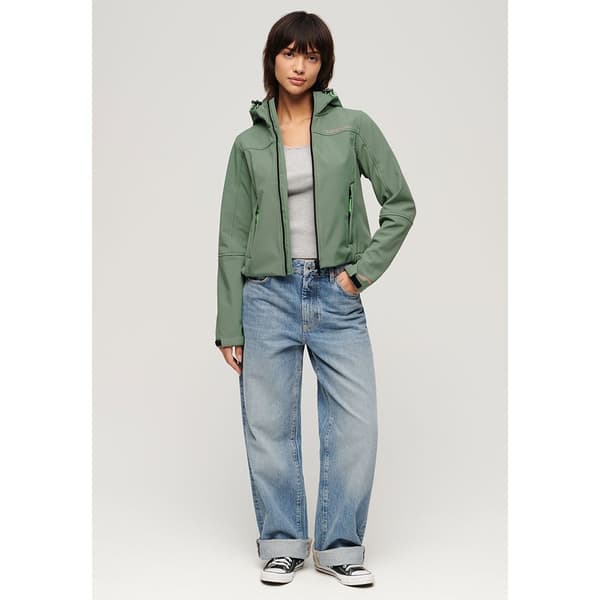 Superdry Takki Soft Shell Trekker Vihreä M Nainen