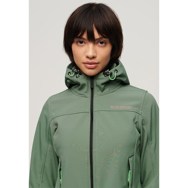 Superdry Takki Soft Shell Trekker Vihreä M Nainen