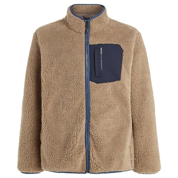 Protest Full Dragkedja Fleece Tave Beige M Man