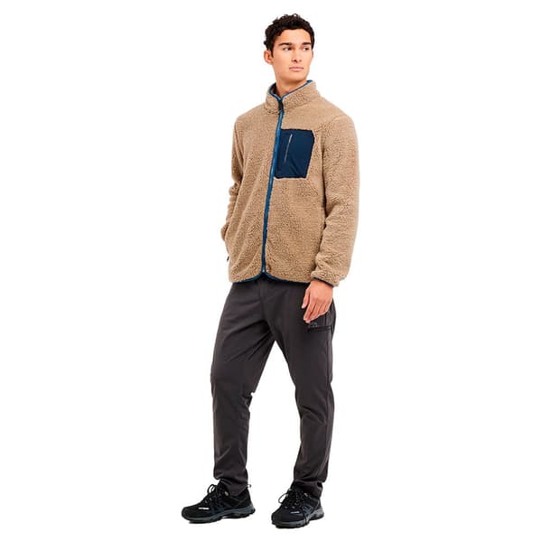 Protest Full Dragkedja Fleece Tave Beige M Man