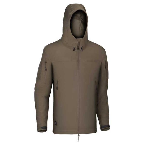 Outrider Tactical Windblock Hoody Flex Ruskea XL Mies