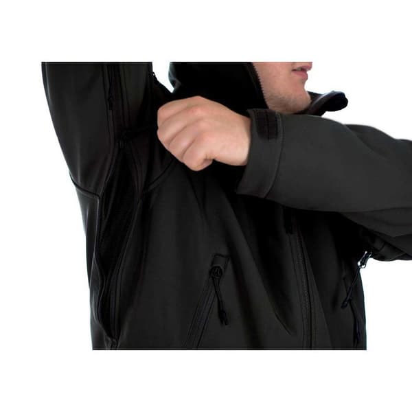 Outrider Tactical Hættejakke Soft Shell Sort L Mand