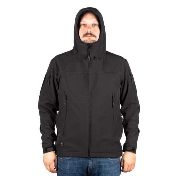 Outrider Tactical Hættejakke Soft Shell Sort L Mand