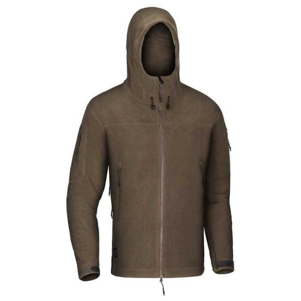Outrider Tactical Windblock Fleece Hoody Brun M Man