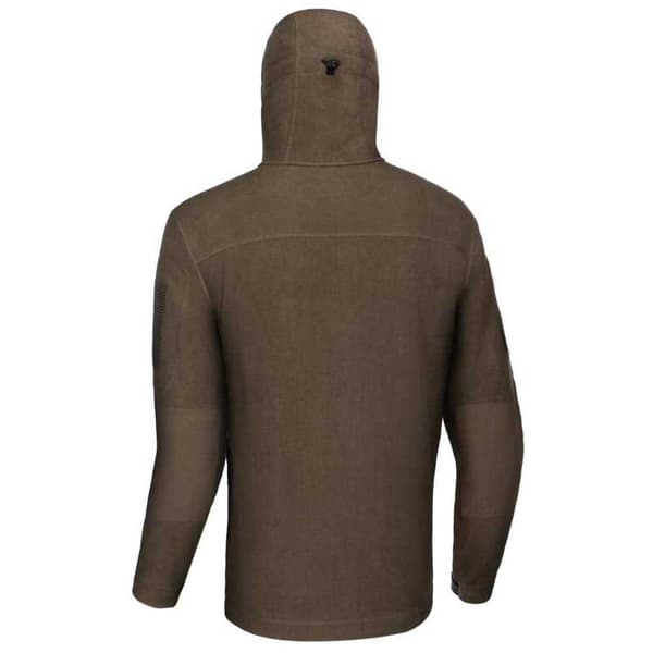 Outrider Tactical Windblock Fleece Hoody Brun M Man