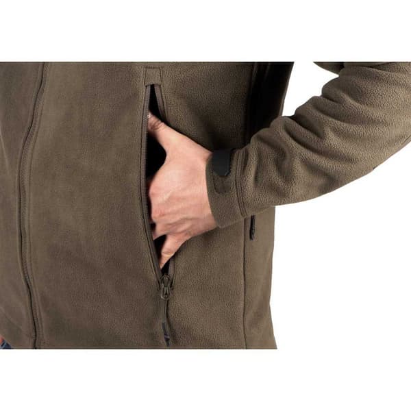 Outrider Tactical Windblock Fleece Hoody Brun M Man