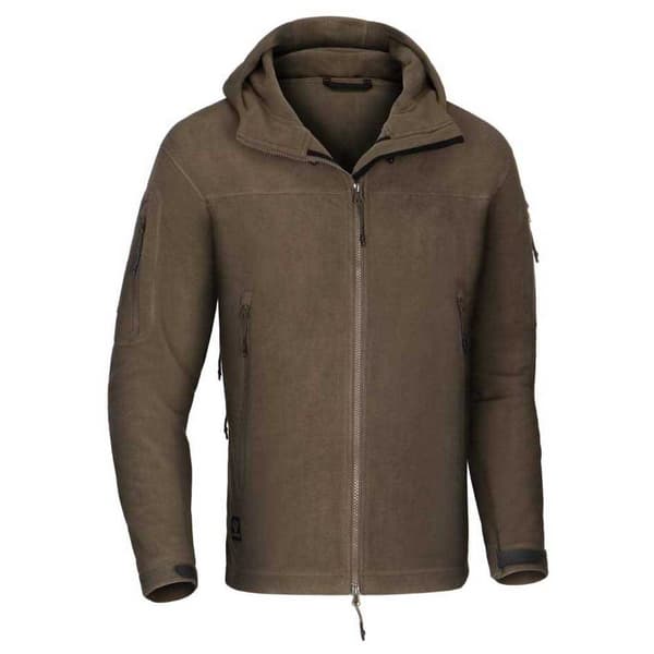 Outrider Tactical Windblock Fleece Hoody Brun M Man