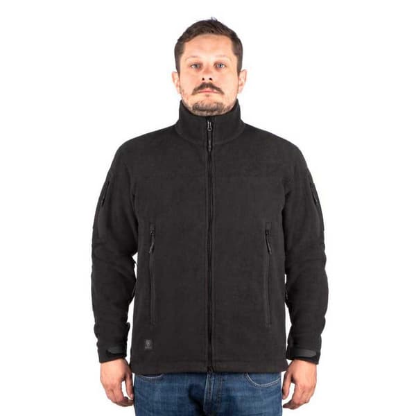 Outrider Tactical Windblock Fleece Med Dragkedja Svart M Man