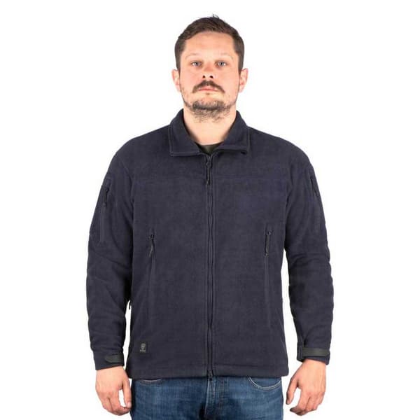 Outrider Tactical Windblock Fleece Med Dragkedja Blå L Man