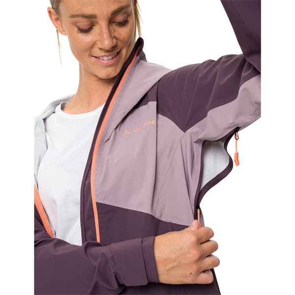 Vaude Jakke Simony 2.5l Iv Lilla 34 Kvinde