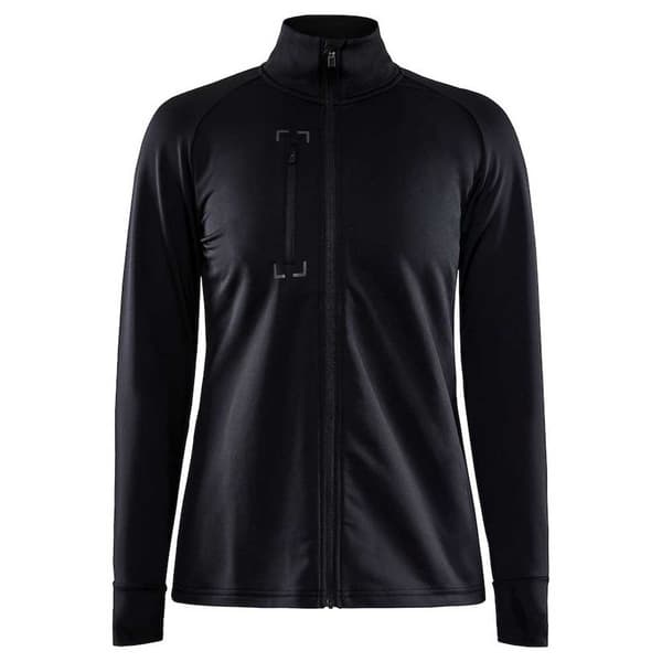 Craft Full Dragkedja Fleece Adv Explore Light Svart XS Kvinna
