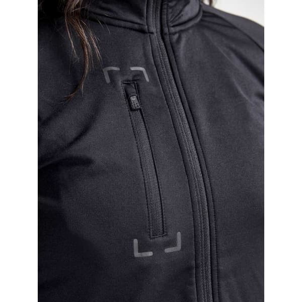 Craft Full Dragkedja Fleece Adv Explore Light Svart XS Kvinna
