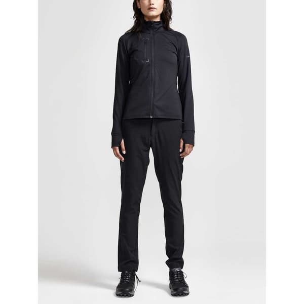 Craft Full Dragkedja Fleece Adv Explore Light Svart XS Kvinna