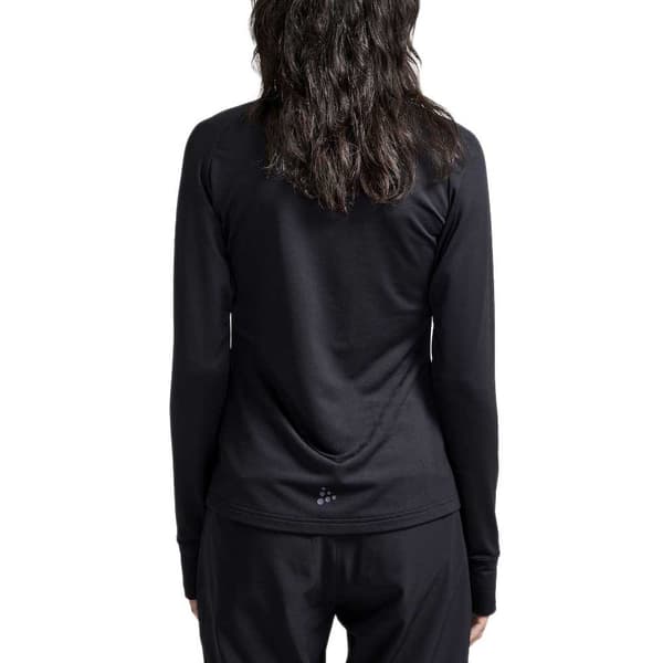 Craft Full Dragkedja Fleece Adv Explore Light Svart XS Kvinna