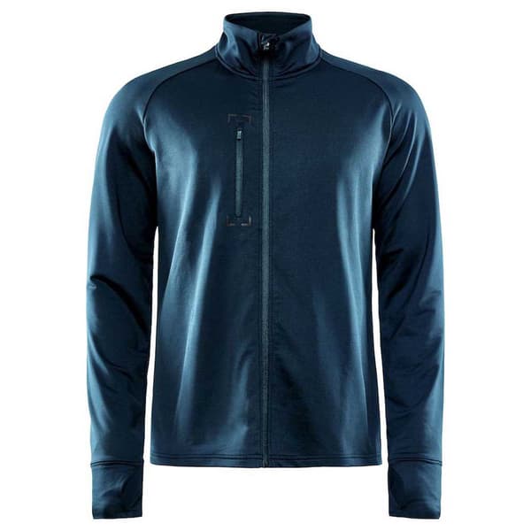 Craft Full Dragkedja Fleece Adv Explore Light Blå S Man