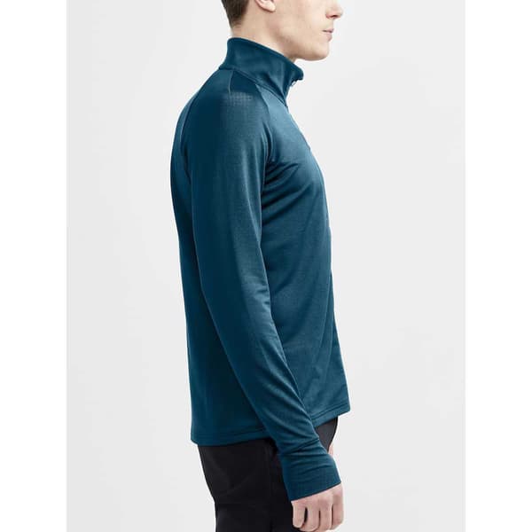 Craft Full Dragkedja Fleece Adv Explore Light Blå S Man
