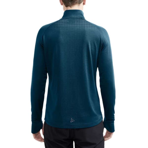 Craft Full Dragkedja Fleece Adv Explore Light Blå S Man
