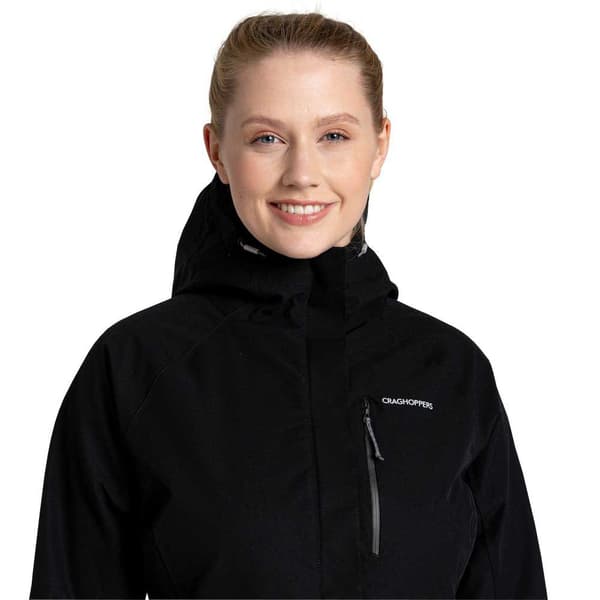 Craghoppers Jakke Caldbeck Sort 40 Kvinde