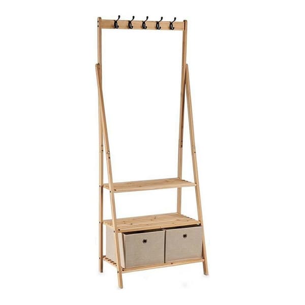 Naulakko Kipit MH194001 Ruskea Beige Puu 40,5 x 175 x 67 cm