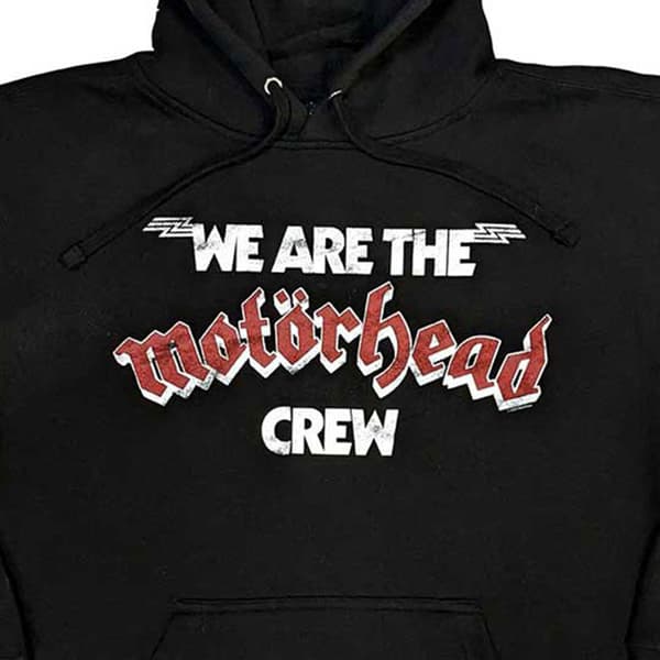 Motorhead Crew Band Logo Pullover Hoodie
