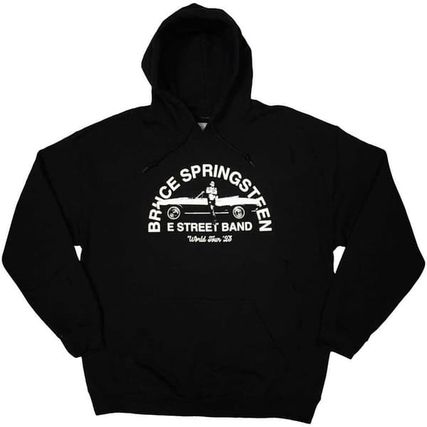 Bruce Springsteen Tour 2023 Leaning Car Pullover Hoodie