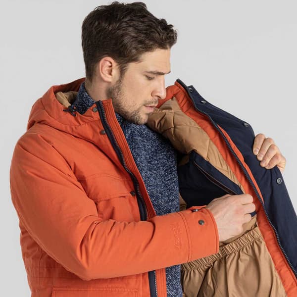 Craghoppers Hættejakke Shores Orange 2XL Mand