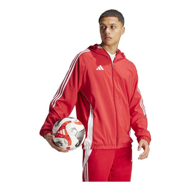 Adidas Jakke Tiro24 Windbreaker Rød 2XL / Regular Mand