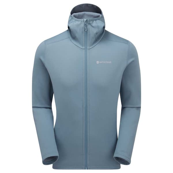 Montane Full Dragkedja Fleece Fury Blå M Man