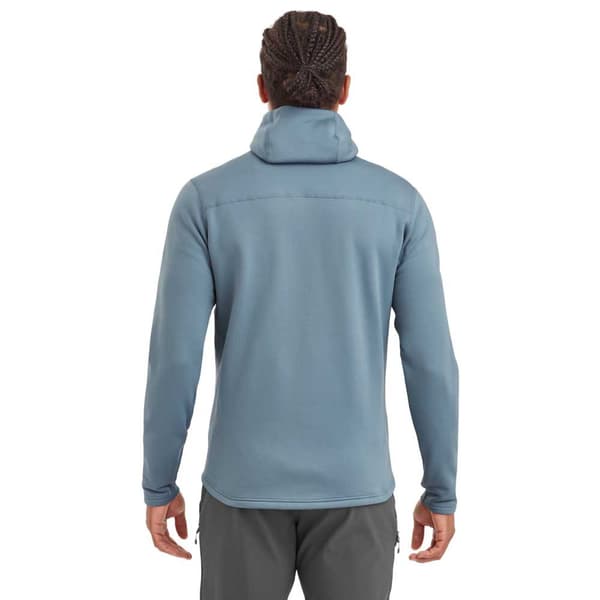 Montane Full Dragkedja Fleece Fury Blå M Man