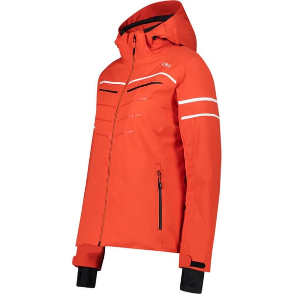 Cmp Jakke Zip Hood 31w0216 Orange M Kvinde