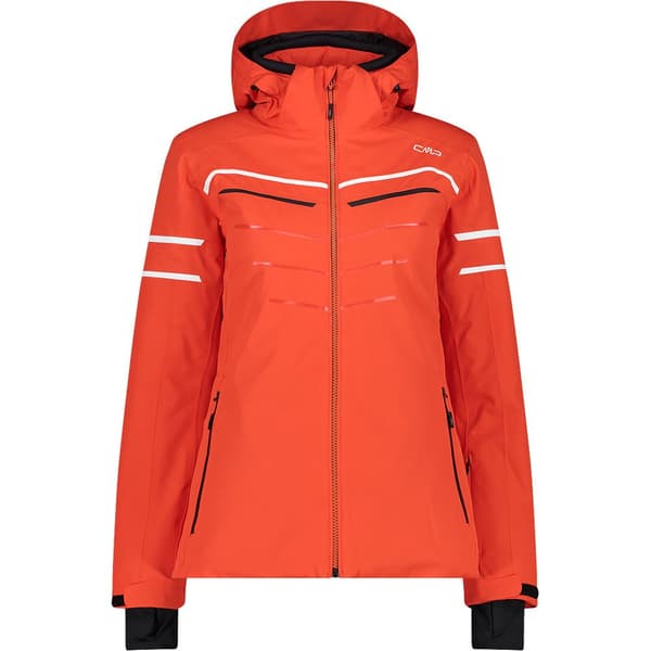 Cmp Jakke Zip Hood 31w0216 Orange M Kvinde