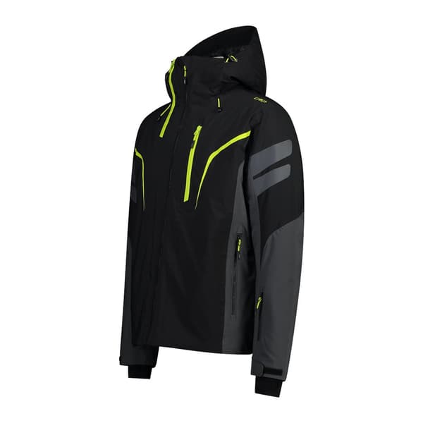 Cmp Jacka Fix Hood 31w0387 Svart 3XL Man