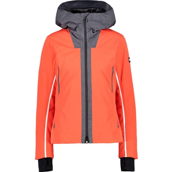 Cmp Jacka Fix Hood 31w0036 Orange 3XL Kvinna