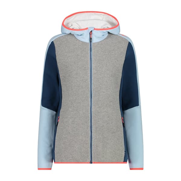 Cmp Jakke Fix Hood 32m2086 Grå M Kvinde