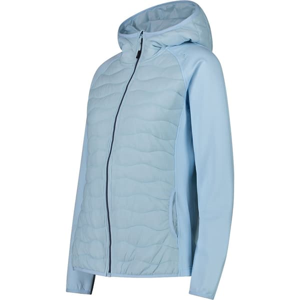Cmp Jacka Hybrid Fix Hood 32e2136 Blå XS Kvinna