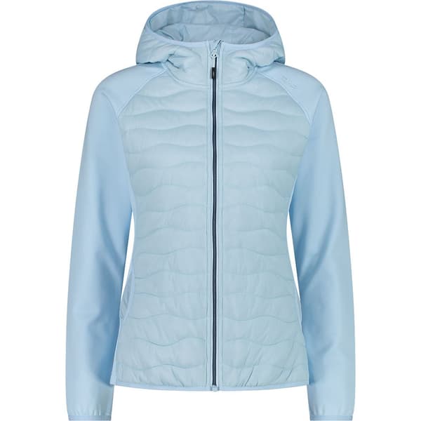 Cmp Jacka Hybrid Fix Hood 32e2136 Blå XS Kvinna