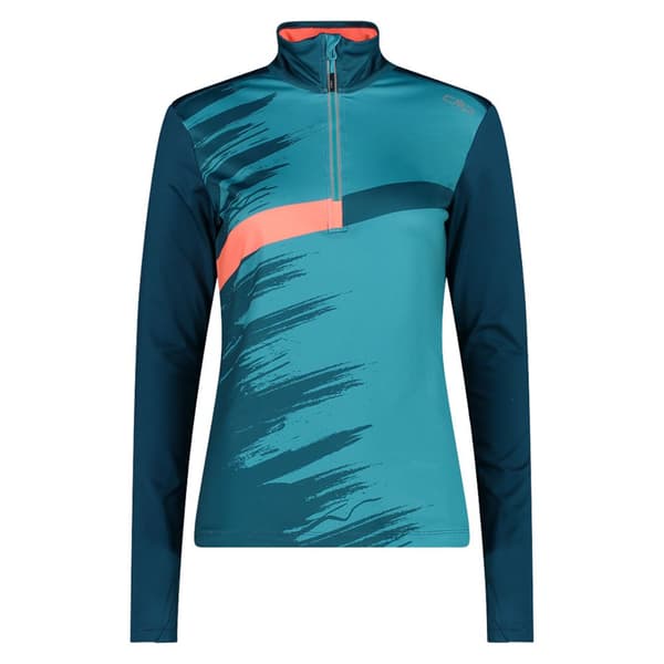 Cmp Halv Lynlås Fleece Sweat 32l4336 Blå XL Kvinde